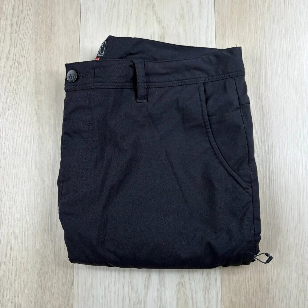 686 Mens Black Everywhere Slim Fit Straight Leg Classic Chino Pant Size W38/L34